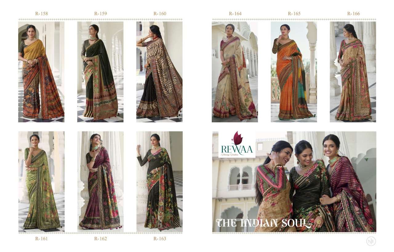 The Indian Soul By Rewaa Silk Designer Saree Catalog